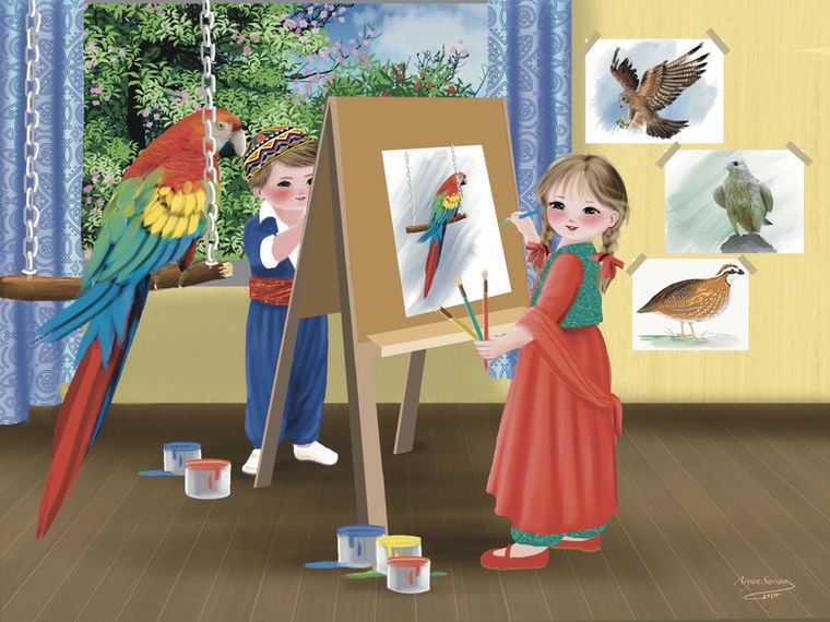 Painting the Parrot